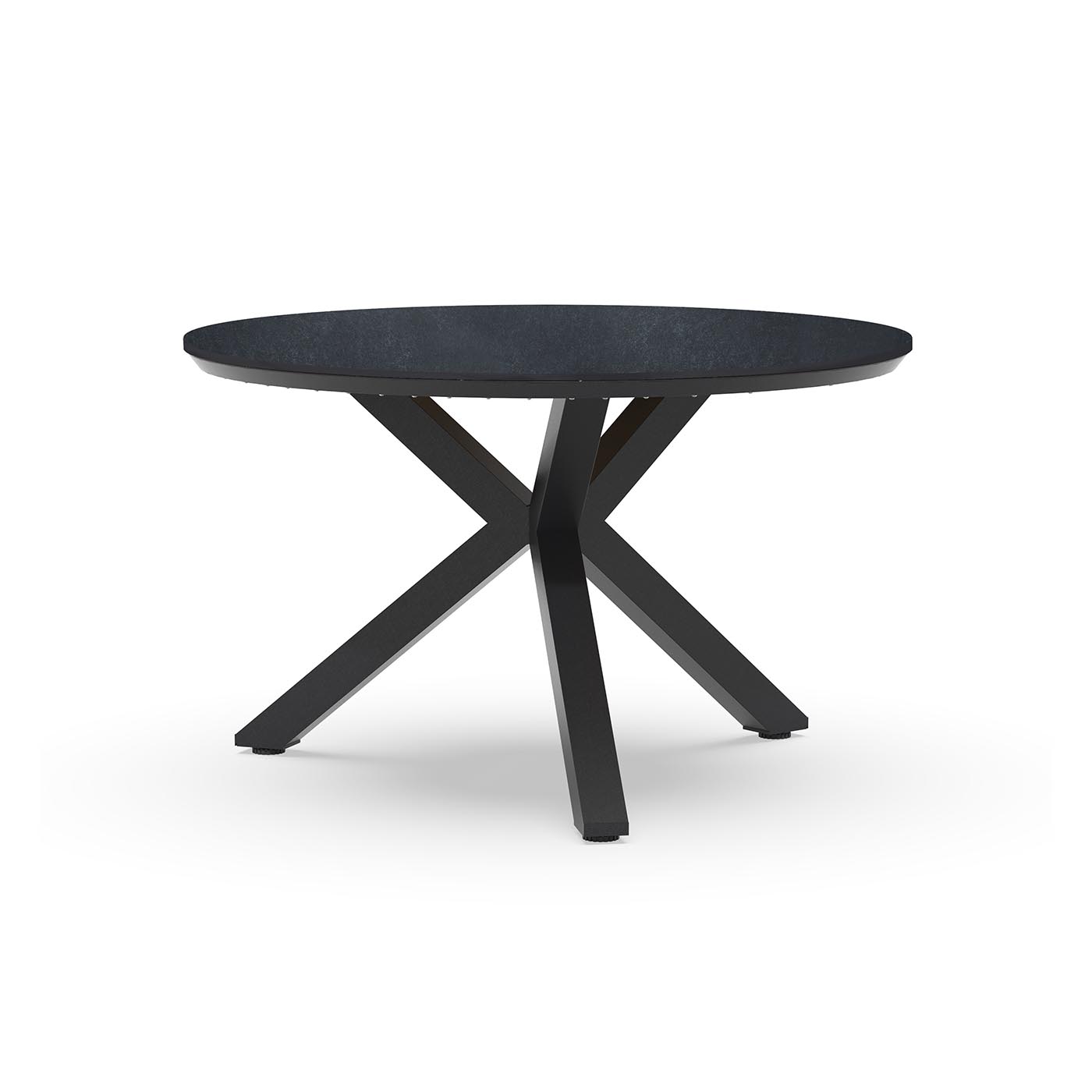 Orbital Dining Table Trespa Graphite 120 cm Ø Charcoal