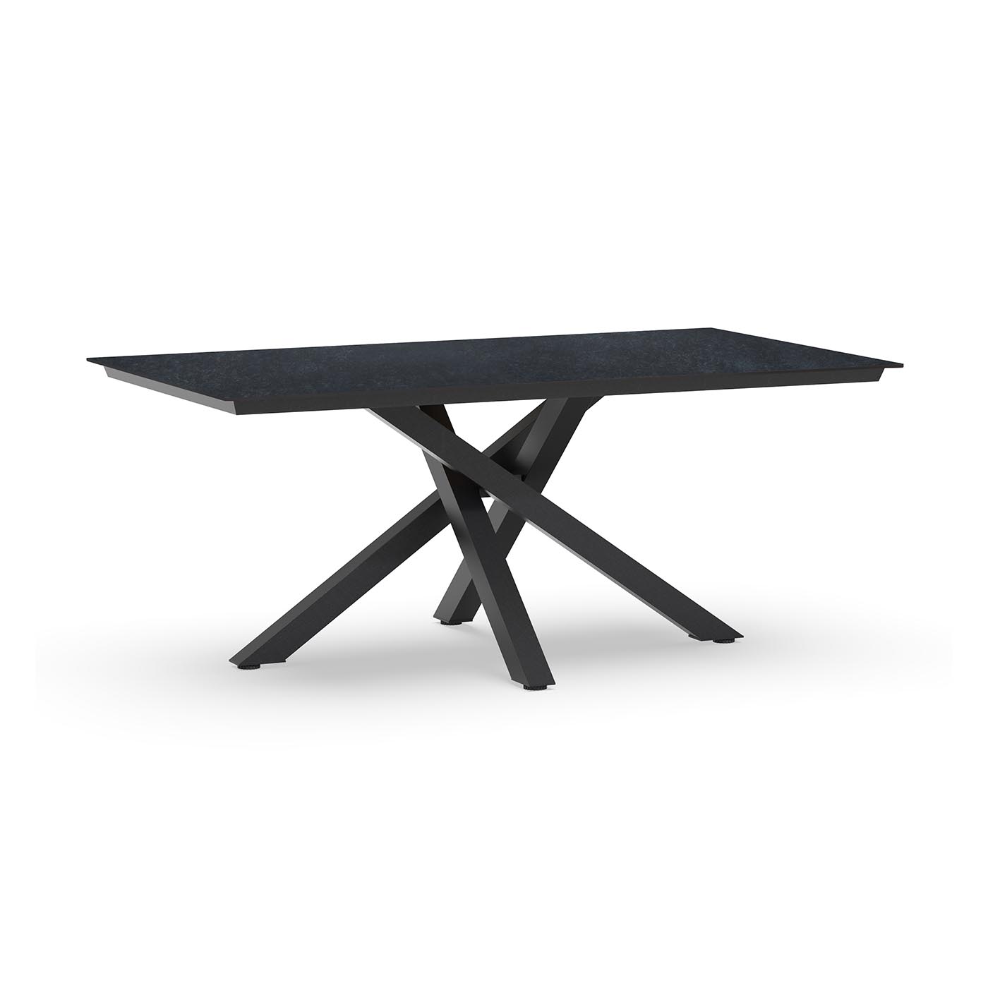 Orion Dining Table Trespa Graphite 180 x 100 cm Charcoal