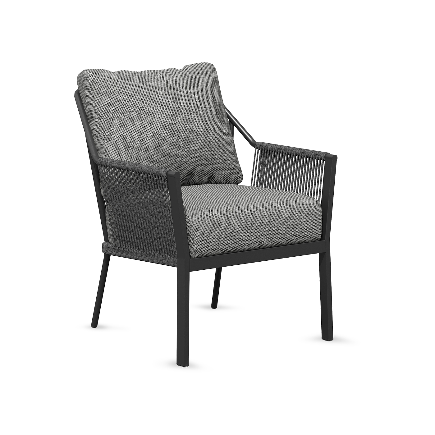 Liv Low Dining Chair Charcoal