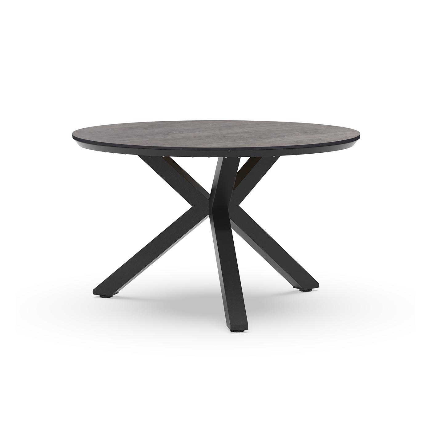 Orbital Dining Table Trespa Forest Grey 120 cm Ø Charcoal