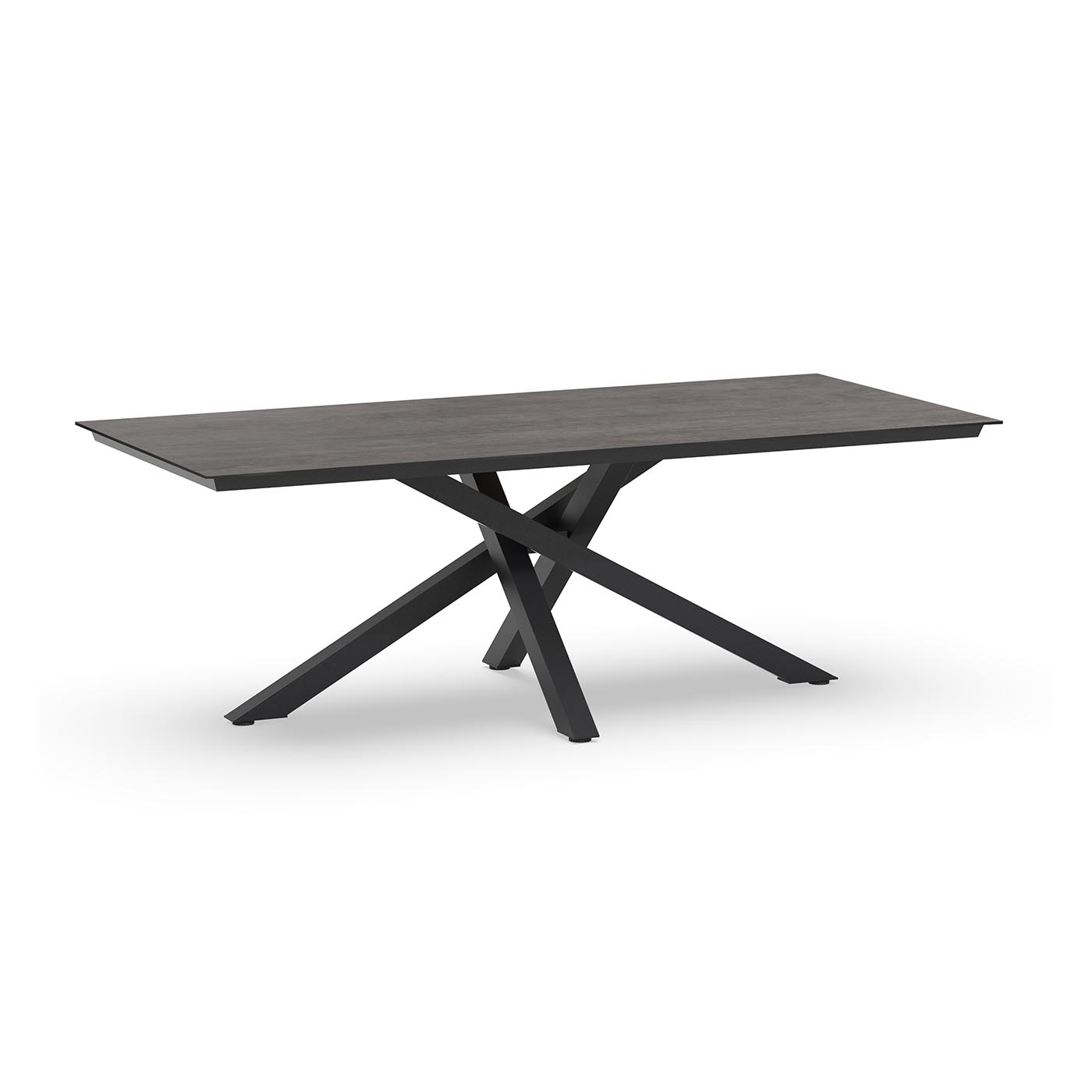 Orion Dining Table Trespa Forest Grey 220 x 100 cm Charcoal