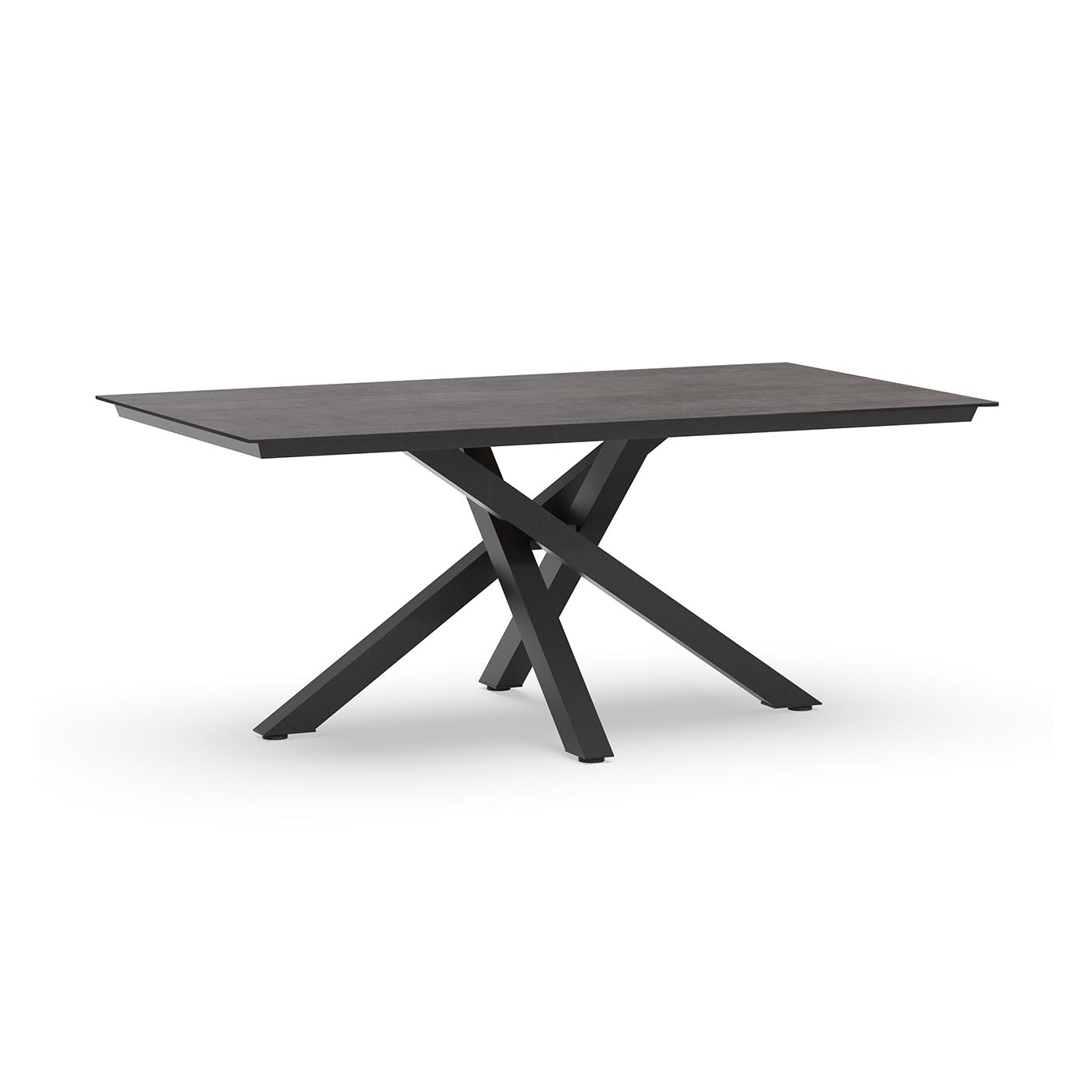Orion Dining Table Trespa Forest Grey 180 x 100 cm Charcoal